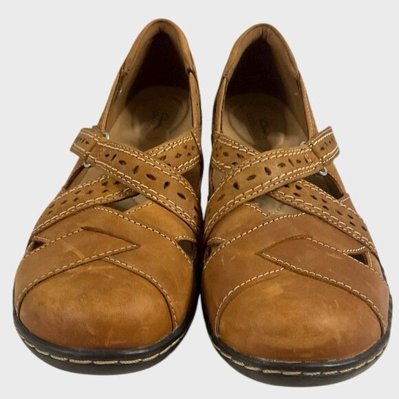 Clarks Collection Roseville Leather Mary Jane Shoes Women's Size 7.5M SN #22545 - Picture 7 of 10